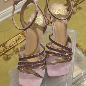Vince Camuto Elegant Pink Strappy Sandals